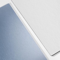 Legion Artist Panel, 1/8 Composite Brushed Aluminum with Stonehenge Aqua Coldpre