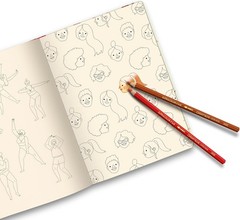 Caran d’Ache Drawing Book A5 200g/m2, Nina Cosford, Blank Ivory Paper, Sketchboo