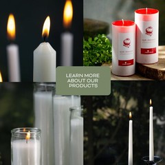 Estrella Blanca 7oz Eucalyptus and Sage Scented Candle, 7 ounces, White