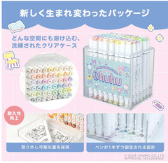 Sanrio x Ohuhu Markers 48 Colors Brush & Broad Tip Dual Pastel Art Sketch Pen JP