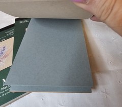 3 Strathmore 400 Series Toned Mixed Media Pads 4″ X 6″, Grey, Tan & Blue