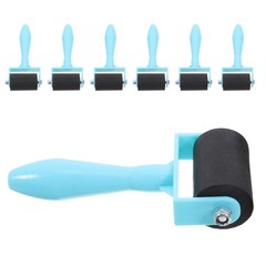 7 Pcs Rubber Roller for Crafts Printmaking Art Tools Ink Printing