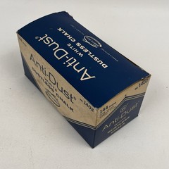 Binney & Smith Anti-Dust White Dustless Chalk Non-Toxic DISPLAY ONLY EMPTY