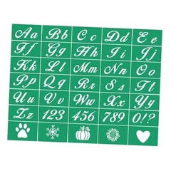 Silk Screen Printing Stencil Letters Stencils 1Pc Letter Stencil 8.5×11 inch