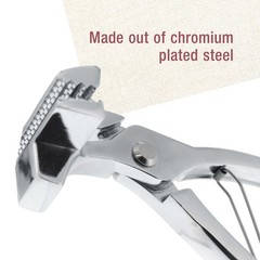 Chrome Canvas Pliers for Stretching Professional Design w/Spring Return Handle