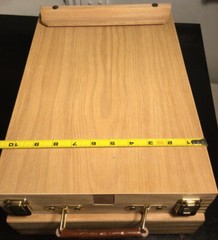 U.S. Art Supply Wood Box Easel Painting – Oil, Acrylic, Watercolor