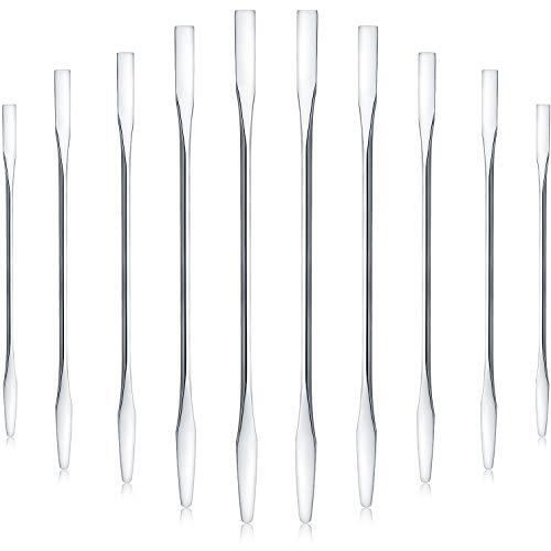 10 Pieces Makeup Spatula Scoop Stainless Steel Depotting Spatula Double-Headed