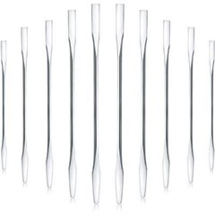 10 Pieces Makeup Spatula Scoop Stainless Steel Depotting Spatula Double-Headed
