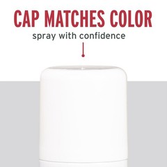 Rust-Oleum 334133 Protective White Gloss Enamel Turbo Spray 24 oz. (Pack of 6)