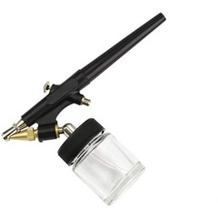 10PCS 22CC Airbrush Glass Bottles with Jar Caps Airbrush jar with 10pcs Adapt…
