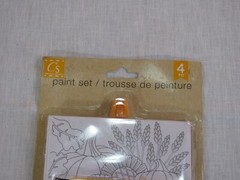 NIP Vtg Crafter’s Square 4 Piece Paint Set, Fall Themed, Greenbrier Int rr