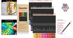 Artistic 72-Color Pencils Set: Smooth Coloring for Adult Coloring Books & Crafts