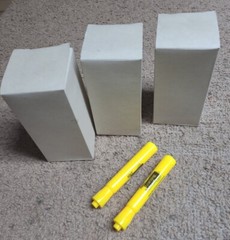 36 Yellow Chisel Tip Highlighter Markers New in Box (3 Boxes) Ships FREE in USA