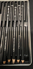 Cretacolor Charcoal Drawing Set Daler Rowney Sketch Pencils Artist Lot Tin