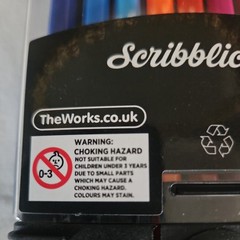 Scribblicious Premium Felt Pens Pack of 18 Brand New In Box Christmas Gift Idea