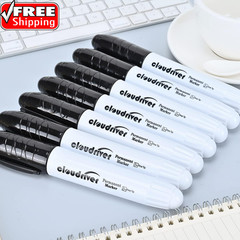 Jumbo Size Permanent Markers, Black, 20 Pack, Large Permanent Markers, King Perm