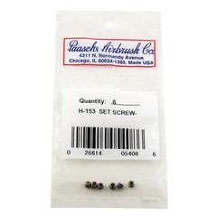 H-153 Pack of 6 Set Screws for Paasche H/HS/F Model Airbrushes