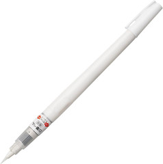 Kuretake Zig Brush Pen White & Cartridge Set, for Illust, Manga, Artworks, for P