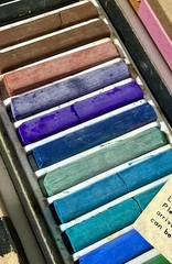 Vintage Raye’s Prang Pastello Chalk Crayons Square Shape Color Classics Lot of 3