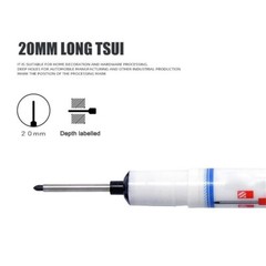 1x Long Head Markers Deep Hole Marker Pen For Bathroom Woodworking Multi-purpose