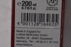 Lukas Cryl Liquid Soft Body Acrylic Paint 200mL Tube Heavy Body Alizarin Crimson