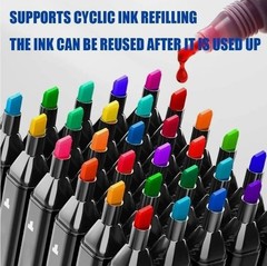 80 Colors Alcohol Based Markers Dual Tip Drawing Markers Set for Drawing FREE