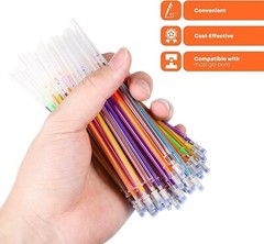 Glitter Gel Pen Aen Art Set Of 100 Unique Colors Glitter Pens
