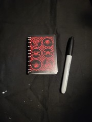 Playing card sketchbook/notebook – Bicycle Hidden cards – 50 pages