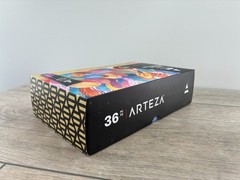 Arteza Metallic Gouache Paint 12ml Tubes Set of 36 Vivid Colors Premium Box Set