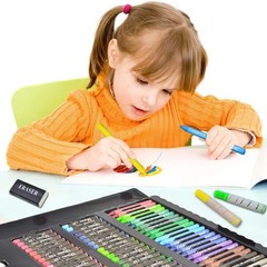 185-Piece Double Sided Trifold Easel Art Set for Kids – Portable Creativity