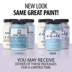 34169 Home Decor Acrylic Chalk Furniture Craft Paint 8 ounce Rich Black