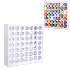 49 Holes Craft Paint Organizer Holder Vertical Acrylic Paint Storage Rack Sta…