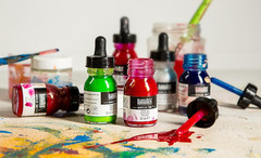 Professional Acrylic Ink, 1-Oz (30Ml), Iridescent Set, Set of 3