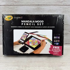 Crayola Cupixel Mandala Mood Pencil Set Brand New Sealed Free Shipping!