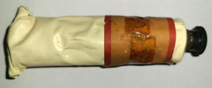 Vtg Winsor & Newton London Oil Colour artist paint tube, Alizarin Crimson Red