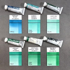 Holbein Watercolor Paints, Professional Grade, 86 Colors, 15 ml Tubes