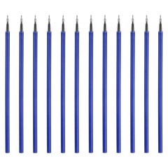 12Pack 0.5mm Gel Pen Refills for Coloring, Medium Point Pens Refills, Blue