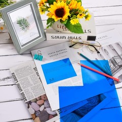 10 Pieces Colored Overlays for Dyslexia, Excellent Reading Large, [Multiple]