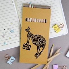 12 x ‘Australia Holiday Kangaroo’ Long Colour Pencils (PE00079321)
