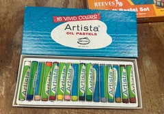 Art Supplies 7 Mixed Lot Boxes Sketching Soft Pastels & Oil Sticks