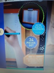 Discovery Kids LED Illuminated Tracing Tablet, 26 Piece Set With All Supplies