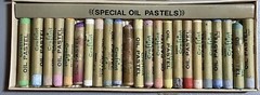 Vintage Craftint Special Oil Pastels Set 510 small Size 23 Colors Most Unused