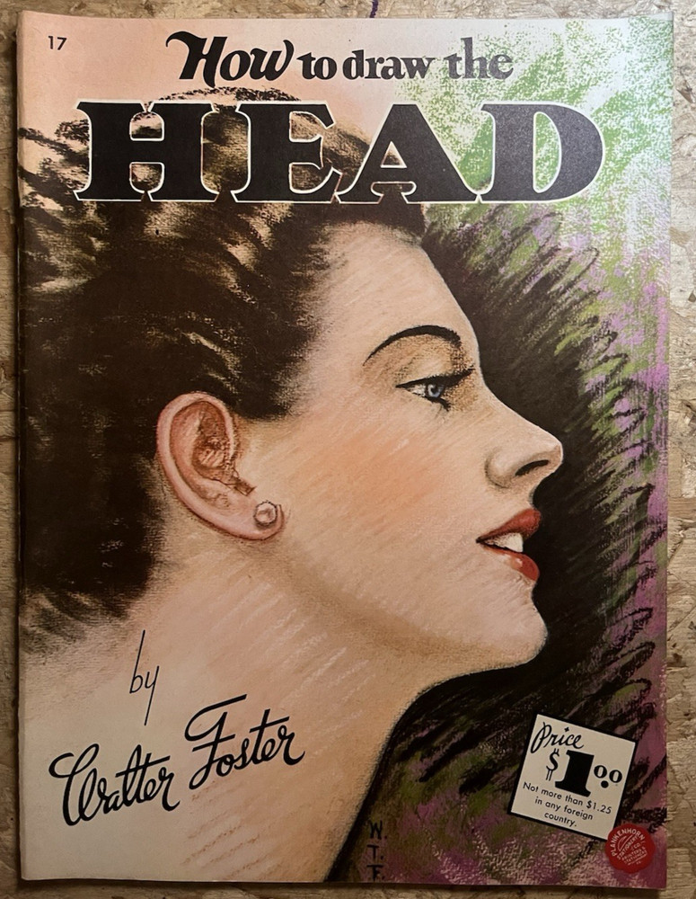 Walter Foster Art Book – How to Draw the Head – Vintage How‑To Drawing Guide