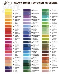 Mungyo Gallery Artist Soft Oil Pastel 120 Colors Professional MOPV-120w Wooden