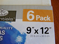 Royal Langnickel 2 (6 Pk) Canvas Panels 9 X 12″ & Artist Loft 8 X 10″ New Sealed