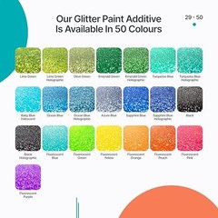 Holographic Glitter Paint Additive 200g | Sparkle Wall & Interior Paint + 2 Buff