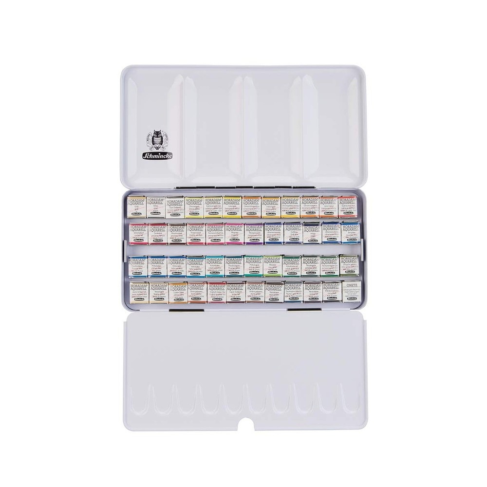 Schmincke – HORADAM® AQUARELL color box with 48 finest watercolors, 7444809