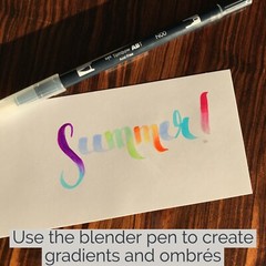 Tombow ABT Dual Tip Brush Pens wide colour range calligraphy bujo hand lettering