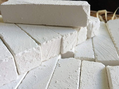 Edible chalk, BELGOROD SAWN edible Chalk chunks (lump) natural for eating (food)