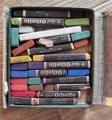 Vintage CarbOthello Pastel Made In Germany 8W 4398N Swan Pencil Co